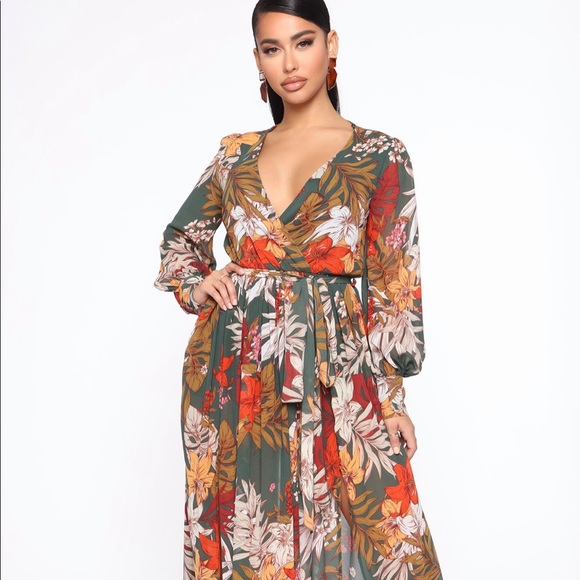 NWT floral print maxi dress - Picture 3 of 5